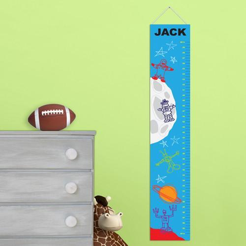 Martian Men Children's Personalized Height Chart-Height Chart-JDS Marketing-Top Notch Gift Shop