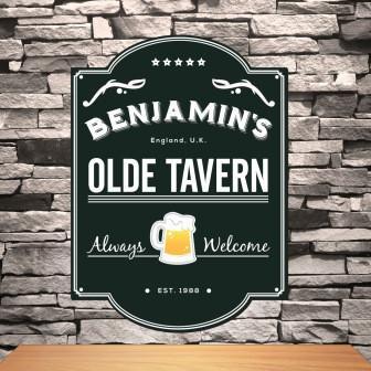 Olde Tavern Personalized Classic Tavern Sign-Tavern Sign-JDS Marketing-Top Notch Gift Shop