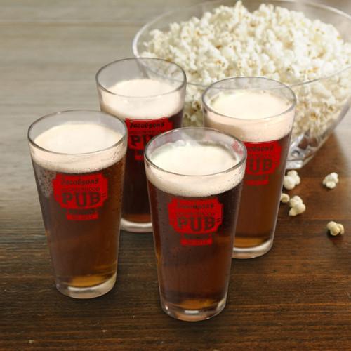 Neighborhood Pub Personalized Pub Glass Set-Pub Glass-JDS Marketing-Top Notch Gift Shop