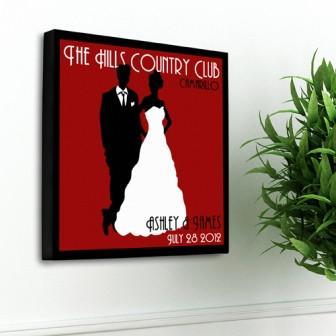 Romantic Red Couples Personalized Studio Canvas-Canvas Signs-JDS Marketing-Top Notch Gift Shop