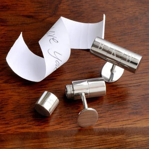 Secret Agent Personalized Cufflinks-Cufflinks-JDS Marketing-Top Notch Gift Shop