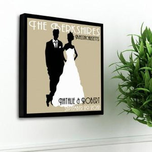 Shimmering Sand Couples Personalized Studio Canvas-Canvas Signs-JDS Marketing-Top Notch Gift Shop