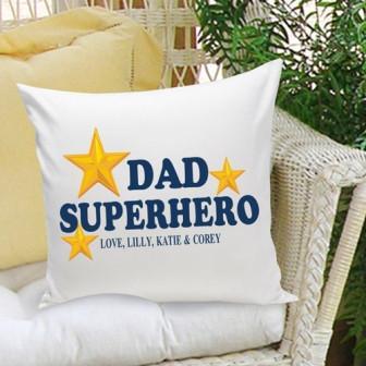 Superhero Personalized Throw Pillow-Pillow-JDS Marketing-Top Notch Gift Shop