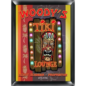 Traditional Tiki Lounge Personalized Tavern Sign-Tavern Sign-JDS Marketing-Top Notch Gift Shop