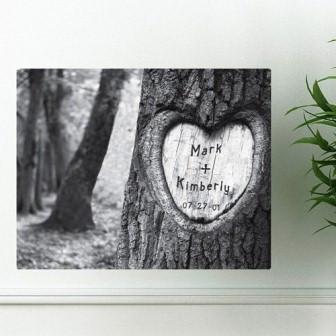 Personalized Tree of Love Print Personalized Canvas-Canvas Signs-JDS Marketing-Top Notch Gift Shop