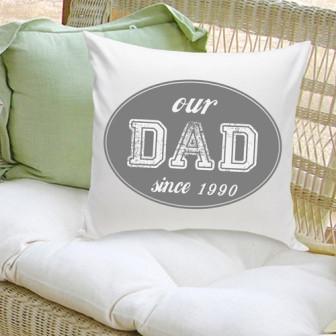 Our Dad Personalized Personalized Throw Pillow-Pillow-JDS Marketing-Top Notch Gift Shop