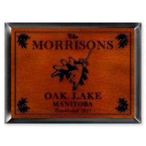 White Oak Cabin Series Traditional Personalized Sign-Wall Art-JDS Marketing-Top Notch Gift Shop