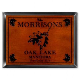 White Oak Cabin Series Traditional Personalized Sign-Wall Art-JDS Marketing-Top Notch Gift Shop