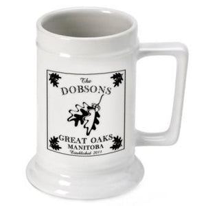 White Oak Personalized Stein-Beer Mug-JDS Marketing-Top Notch Gift Shop