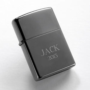 Zippo Personalized Black Ice Lighter-Lighter-JDS Marketing-Top Notch Gift Shop