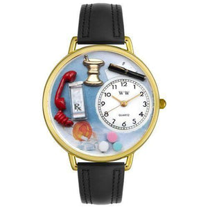 Pharmacist Watch in Gold (Large)-Watch-Whimsical Gifts-Top Notch Gift Shop