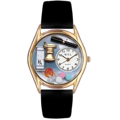 Pharmacist Watch Small Gold Style-Watch-Whimsical Gifts-Top Notch Gift Shop