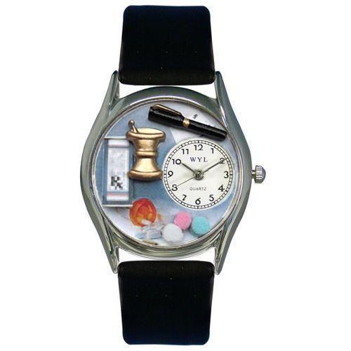 Pharmacist Watch Small Silver Style-Watch-Whimsical Gifts-Top Notch Gift Shop