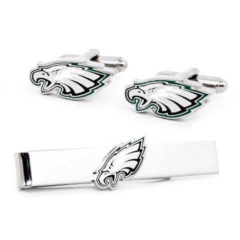 Philadelphia Eagles Cufflinks and Tie Bar Gift Set-Cufflinks-Cufflinks, Inc.-Top Notch Gift Shop