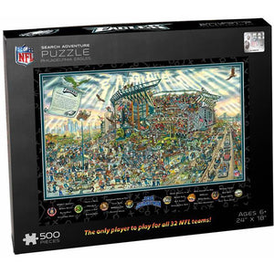 Philadelphia Eagles Joe Journeyman Puzzle-Puzzle-IDNA Brands-Top Notch Gift Shop