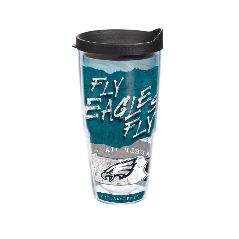 Philadelphia Eagles Statement 24 oz. Tervis Tumbler with Lid - (Set of 2)-Tumbler-Tervis-Top Notch Gift Shop