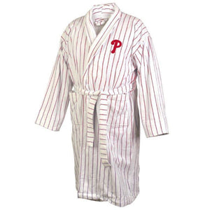 Philadelphia Phillies Pinstriped Terrycloth Bathrobe-Bathrobe-Wincraft-Top Notch Gift Shop