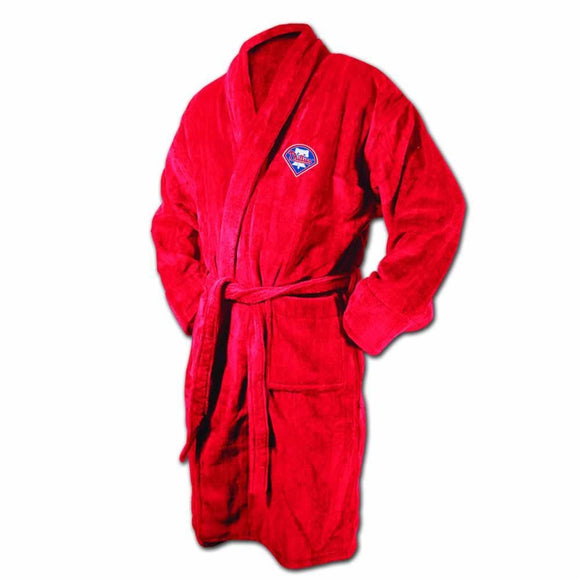 Philadelphia Phillies Red Terrycloth Bathrobe-Bathrobe-Wincraft-Top Notch Gift Shop