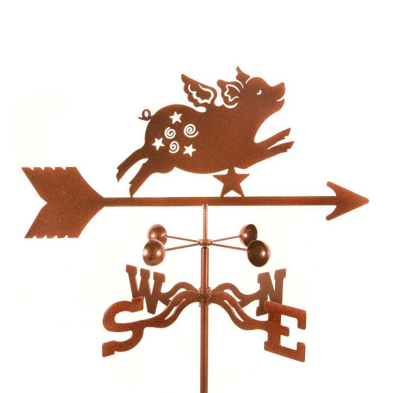 Flying Pig Weathervane-Weathervane-EZ Vane-Top Notch Gift Shop