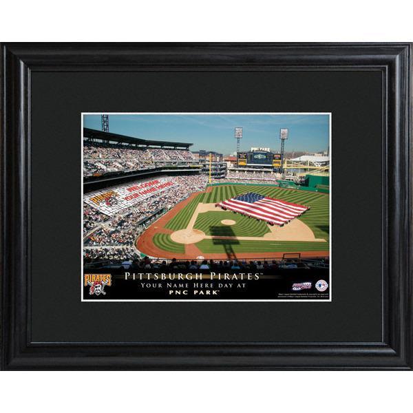 Pittsburgh Pirates Personalized Ballpark Print with Matted Frame-Print-JDS Marketing-Top Notch Gift Shop