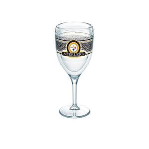 Pittsburgh Steelers 9 oz. Tervis Wine Glass - (Set of 2)-Wine Glass-Tervis-Top Notch Gift Shop