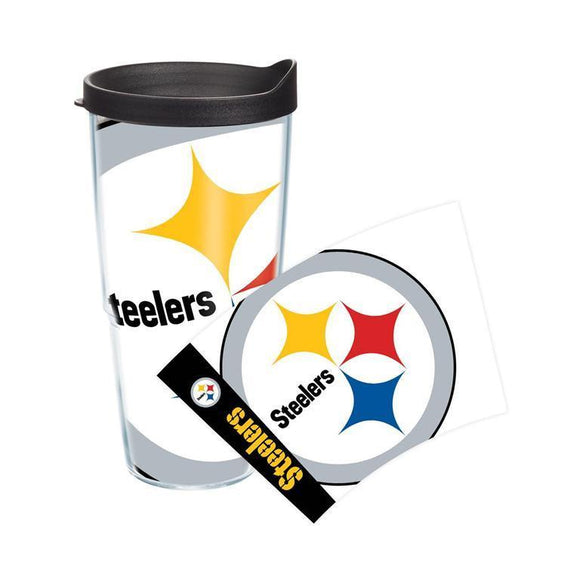 Pittsburgh Steelers Colossal 24 oz. Tervis Tumbler with Lid - (Set of 2)-Tumbler-Tervis-Top Notch Gift Shop