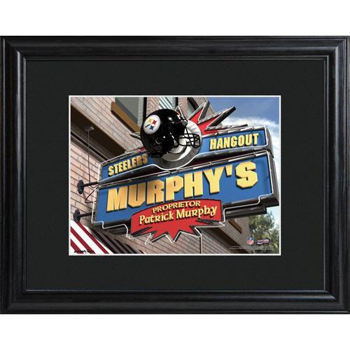 Pittsburgh Steelers Personalized Tavern Sign Print with Matted Frame-Print-JDS Marketing-Top Notch Gift Shop