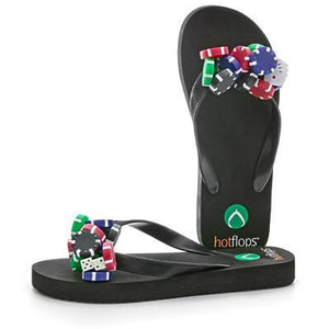 Poker "Coolflops" Flip Flops-Sandals-Hot Flops-Top Notch Gift Shop