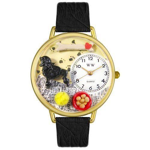 Poodle Watch in Gold (Large)-Watch-Whimsical Gifts-Top Notch Gift Shop