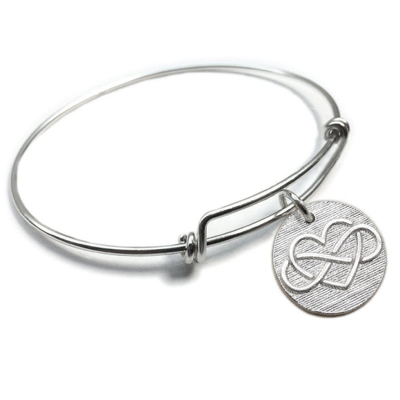 Forever Charms & Bangles : Infinity Love-Bracelet-Carved Solutions-Top Notch Gift Shop