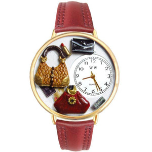 Purse Lover Watch in Gold (Large)-Watch-Whimsical Gifts-Top Notch Gift Shop