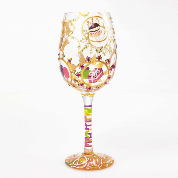 Queen for a Day Wine Glass by Lolita®-Wine Glass-Designs by Lolita® (Enesco)-Top Notch Gift Shop