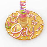 Queen for a Day Wine Glass by Lolita®-Wine Glass-Designs by Lolita® (Enesco)-Top Notch Gift Shop