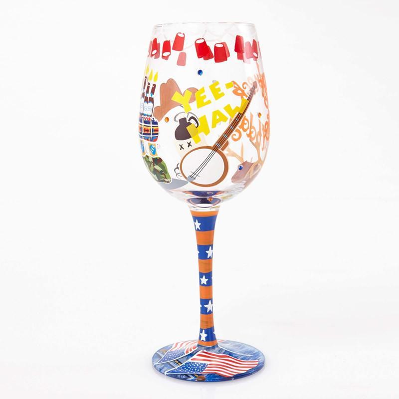 Redneck Birthday Wine Glass by Lolita®-Wine Glass-Designs by Lolita® (Enesco)-Top Notch Gift Shop