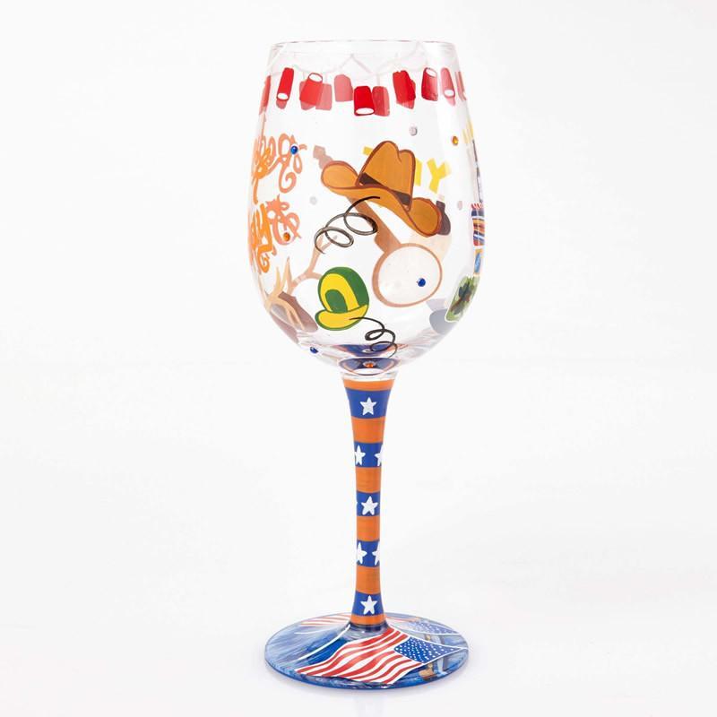 Redneck Birthday Wine Glass by Lolita®-Wine Glass-Designs by Lolita® (Enesco)-Top Notch Gift Shop