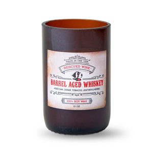 Barrel Aged Whiskey Scented Long Burn Soy Candle-Candle-Rescued Wine-Top Notch Gift Shop