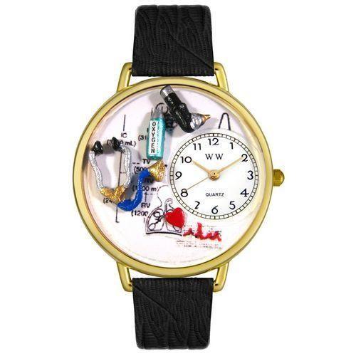 Respiratory Therapist Watch in Gold (Large)-Watch-Whimsical Gifts-Top Notch Gift Shop