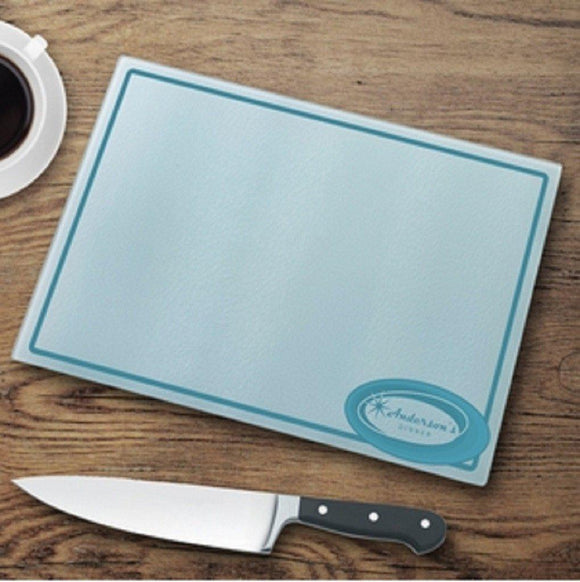 Retro Style Personalized Glass Cutting Board-Cutting Board-JDS Marketing-Top Notch Gift Shop