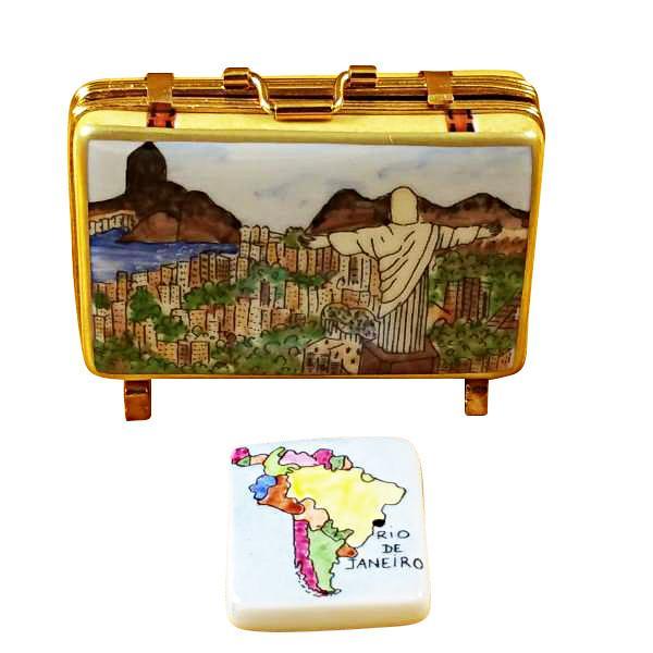 Rio Suitcase Limoges Box by Rochard™-Limoges Box-Rochard-Top Notch Gift Shop