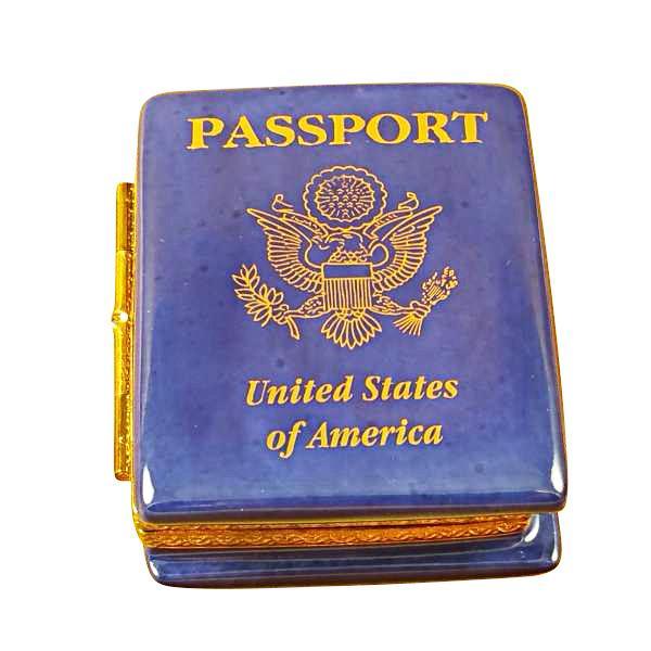 American Passport Limoges Box by Rochard™-Limoges Box-Rochard-Top Notch Gift Shop