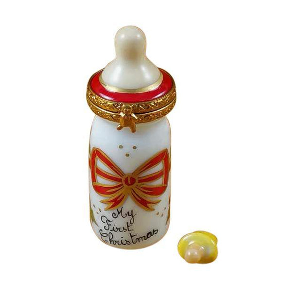 Baby Bottle - My First Christmas Limoges Box by Rochard™-Limoges Box-Rochard-Top Notch Gift Shop
