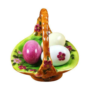 Basket Of Eggs Floral Limoges Box by Rochard™-Limoges Box-Rochard-Top Notch Gift Shop