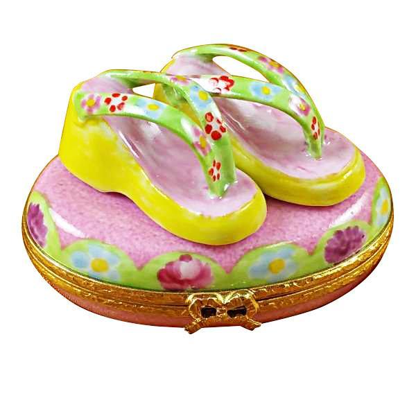 Beach Sandals Limoges Box by Rochard™-Limoges Box-Rochard-Top Notch Gift Shop