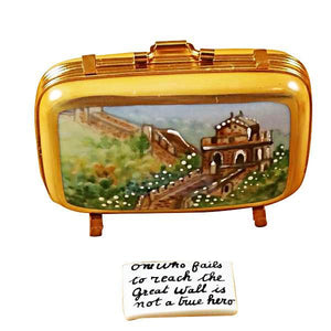 China Suitcase Limoges Box by Rochard™-Limoges Box-Rochard-Top Notch Gift Shop