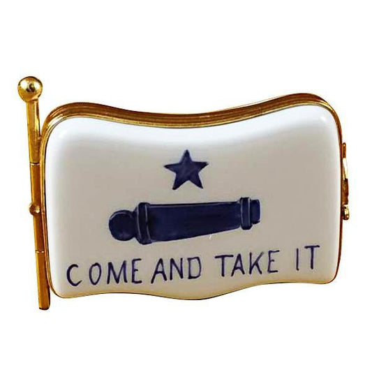 Come And Take It Flag Limoges Box by Rochard™-Limoges Box-Rochard-Top Notch Gift Shop