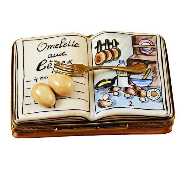 Cookbook - Omelet Limoges Box by Rochard™-Limoges Box-Rochard-Top Notch Gift Shop