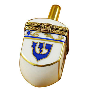 Dreidel - White Limoges Box by Rochard™-Limoges Box-Rochard-Top Notch Gift Shop