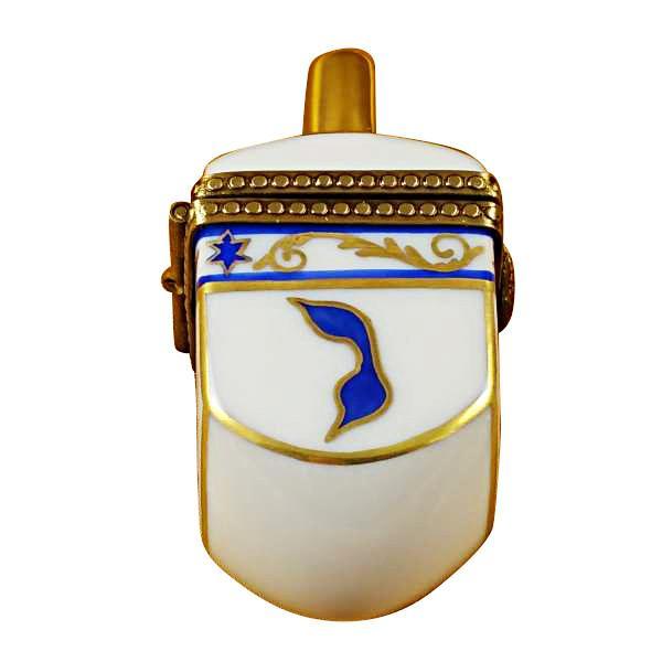 Dreidel - White Limoges Box by Rochard™-Limoges Box-Rochard-Top Notch Gift Shop