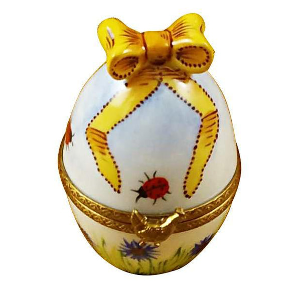 Egg with Bow & Chicken Limoges Box by Rochard™-Limoges Box-Rochard-Top Notch Gift Shop