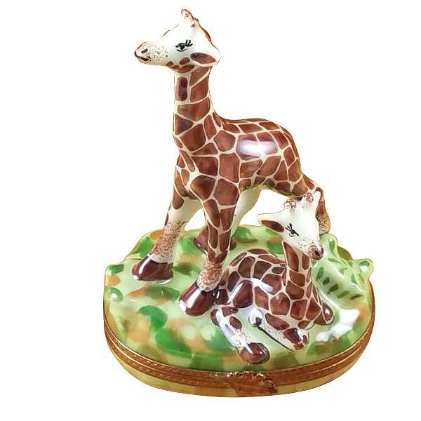 Giraffe With Baby Limoges Box by Rochard™-Limoges Box-Rochard-Top Notch Gift Shop